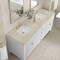 James Martin Vanities Myrrin 72" Vanity, Bright White, w/ 3 CM Tajnar Eclos Top 485-V72-BW-3TJR - alternate 3