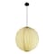 Jonathan Y Vaughn 15.75" Modern Vintage Orb Honeycomb Shade LED Pendant Light, Natural JYL9101B - alternate 3