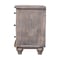 Homeroots 25" Brown Solid Wood Two Drawer Nightstand 701714 - alternate 4