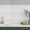 Apollo Tile Horizonte 0.5 x 8 in. Glossy Snow White Ceramic Pencil Trim Wall Tile 0.27 sq ft/case, 10PK FLT88SNWPENA - alternate 2
