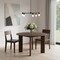 Homeroots 45" Brown Solid Wood Round Top Dining Table 712177 - alternate 3