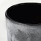 Homeroots 9" Brown And Black Abstract Cylinder Ceramic Table Vase 397591 - alternate 2