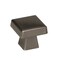 Amerock Blackrock 1-1/2 inch 38mm Length Gunmetal Cabinet Knob 2000640 - alternate 1