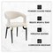 Leisuremod Entice PU Leather Dining Chair with Iron Legs, 2PK EC60CR2 - alternate 5
