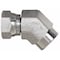 Gates FEMALE PIPE NPTF TO FEMALE PIPE SWIVEL NPSM - 45 SAE TO SAE G60162-0404 - alternate 2