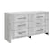 Global Furniture Usa Contemporary Elsie Grey Dresser ELSIE-GREY-DR - alternate 2