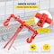Vevor G80 Ratchet Binder 5/16"-3/8" Load Binders 22000 lb w/ 21' Chains, 4PK VV-RB-4C - alternate 4