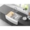 Kingston Brass 30" Solid Surface White Stone Apron-Front Single Bowl Farmhouse Kitchen Sink in Glossy White GKKA30229 - alternate 3