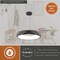 Vaxcel Carmen 1-Light LED Chandelier, Textured Black, Selectable CCT, 23.75-In. Wide H0330 - alternate 3