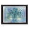 Homeroots Susies Blue 1 Black Framed Print Wall Art 415900 - alternate 1