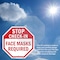 Signmission Stop Check-in Face Masks Required, 6 inch X 6 inch, Plastic Sign, 2PK OC-P-2PACK-6-54 - alternate 5