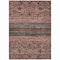Homeroots 3' X 5' Rust Gray And Salmon Medallion Washable Indoor Outdoor Area Rug 615908 - alternate 4
