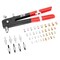 Performance Tool 49 pc. Threaded Insert Rivet Kit, SAE Metric Fasteners, Long Handle, Case W2003 - alternate 3