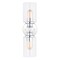 Jonathan Y Jules Edison 16.5" Cylinder 2-Light Iron/Seeded Glass Farmhouse Contemporary LED Wall Sconce, Chrome JYL7577D - alternate 8