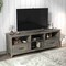 Homeroots 70" Dark Brown Wood Enclosed and Open Storage TV Stand 632586 - alternate 5