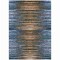 Homeroots 10' X 14' Blue Brown And Sky Blue Striped Washable Indoor Outdoor Area Rug 577985 - alternate 3