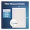 Filtrete Premium Allergen, Bacteria and Virus Air Filter, MERV 13, MPR 1900, 18 x 24, 4PK UA21-4CA - alternate 3