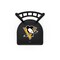 Holland Bar Stool Co 36" Blk Wrinkle Pittsburgh Penguins Swivel Bar Stool, Jailhouse Back L01836PitPen - alternate 2