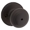 Kwikset Privacy Door Lock, Knob Handle, Venetian Bronze, 238 to 234 in Backset, 214 in Strike 300CV11PRCALRCSV1 - alternate 2
