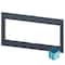 Siemens cover frame for door cutout 183.6 x 70.7 mm WxH accessory for: circuit 3VA9384-0SB10 - alternate 3