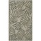 Homeroots 3' X 5' Ivory And Green Palm Leaf Indoor Outdoor Area Rug 554776 - alternate 1
