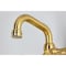Kingston Brass Double-Handle Wall Mount Bar Faucet, Brushed Brass KS312SB - alternate 3