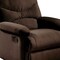 Homeroots 35" Chocolate Microfiber Recliner 320535 - alternate 4