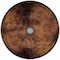 Vigo Giovanni Russet Brown Glass 17 in. L x 17 in. W x 6 in. H Round Vessel Bathroom Sink VG07505 - alternate 3