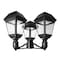 Gama Sonic Imperial III Commercial Solar Triple Post Light with Dual Color Temperature and 3 in. Fitter 97KF30 - alternate 1