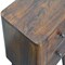 Homeroots 24" Chestnut Solid Wood Square Two Drawer Nightstand 651568 - alternate 14