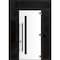 Vdomdoors Front Exterior Prehung Steel Door Ronex0144 Grey 96 2 Sidelight and Transom Window Sidelite Entry RONEX0144EXD-GRE-W14+36+14xH96+16-LH-I - alternate 1