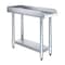 Amgood 30 in. x 12 in. Stainless Steel Equipment Stand ES-3012-Z - alternate 1