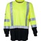 Tapetech High Visibility Safety Shirt, Taped, Black Bottom, LS - XL PWW-HV-TBY-LS-3 - alternate 1