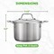 Nutrichef 3-Quart Stainless Steel Soup Pot NCSP3 - alternate 3