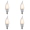 Bulbrite 40-Watt CA10 Dimmable (E12) Candelabra Screw Base LED Warm White Light Milky Light Bulb, 2700K, 4PK 861416 - alternate 1