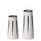 Uniquewise Set of 7in & 9.5in High Ceramic Modern Painted Brushstrokes Tapered Flower Table Vase, Black/White QI004060.2 - alternate 1
