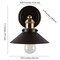 Jonathan Y July 7.88" 1-Light Industrial Farmhouse Metal Vanity Light, Oil Rubbed Bronze/Brass Gold JYL7426C - alternate 5