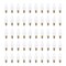 Bulbrite 40w Dimmable Clear CA8 Incandescent Light Bulbs Candelabra (E12) Base, 2700K Warm White Light, 50PK 861964 - alternate 1