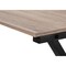 Homeroots 55" Taupe and Black L Shape Computer Desk 376542 - alternate 5