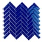 Apollo Tile Cobalt Blue 11 in x 12.6 in Glass Glossy Floor and Wall Mosaic Tile 4.81 sqft/case, 5PK APLHB88012A - alternate 1
