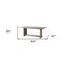 Homeroots 84" Taupe Dining Table 397608 - alternate 2
