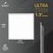 Nuwatt 2x2 LED Drop Ceiling Lights Square Backlit Flat Panel, 4000K Cool White, 4400LM, 4PK NW-BL-2X2-40W-40K-4P - alternate 3