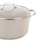 Korkmaz Granita 3 Liter Aluminum Nonstick Casserole with Lid in Tan A1260 - alternate 5