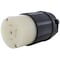 Ac Works Wiring Device, NEMA L22-20R Connector in Black, 20A, 277/480V, 4-Pole 5-Wire, Locking, cULus Lsted ASL2220R-BK - alternate 1
