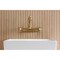 Kingston Brass Double-Handle Wall Mount Bathroom Faucet, Brushed Brass KS7257BEX - alternate 3
