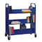 Hirsh Hirsh Double-sided Mobile Book Cart for Schools, Classic Blue 21787 - alternate 4
