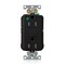 Leviton Lev-Lok GFCI 15A TR HG PI Black MGFT1-HGE - alternate 2
