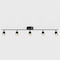 Vidalite Shura Black 5-Light Track Light with Rotatable Heads, Integrated LED Bulbs, 3000k, 2450 Lumens CE1007793 - alternate 1