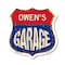 Signmission Owen's Garage, 18 Inch X 18 Inch, Plastic Sign SHI-P-18-383-OWEN - alternate 1