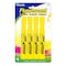 Bazic Products Desk Style Fluorescent Highlighters, Yellow, 12PK 2351 - alternate 4